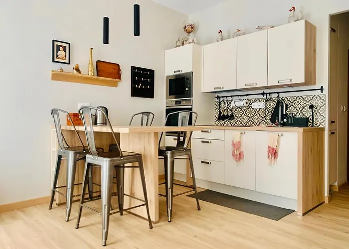 Jolijoliette, Terrasse, Central, Climatise, Wifi , Garage